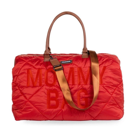 Childhome Torba Mommy Bag Pikowana Czerwona