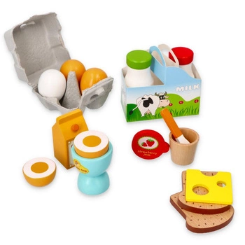 Zabawka drewniana - Śniadanie