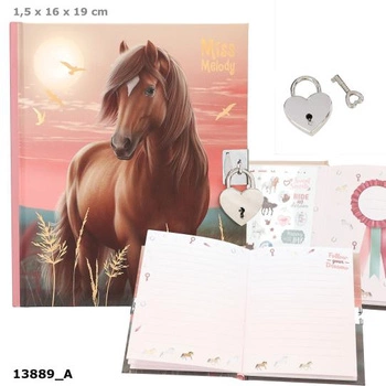 Pamiętnik na kłódkę Miss Melody 13889A
