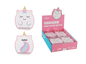 Display 24 szt. Notesik z jednorożcem 80k