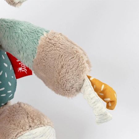 Zabawka rozwojowa Słonik z pozytywką szeleścik grzechotka dzieci sigikid