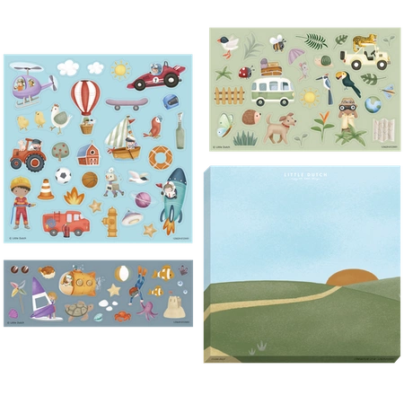 Little Dutch Zestaw naklejek Jim & friends 125629