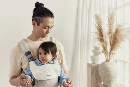 BABYBJORN - nosidełko Harmony 3D Mesh, Kremowy