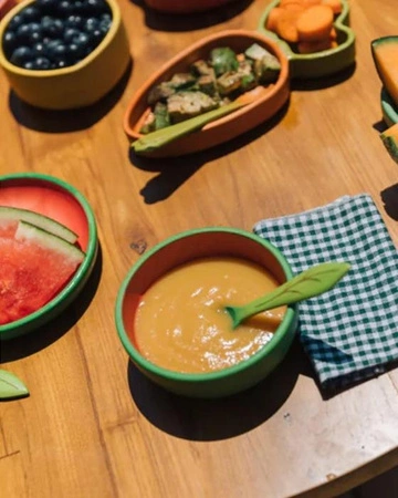 Oli & Carol Drewniana Miseczka dla Dziecka Arbuz