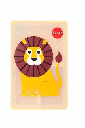 3 Sprouts Lunchbox Premium Silikon Lew Yellow