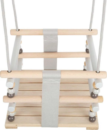 Drewniana huśtawka dla dzieci Skandi 11940-Small Foot, huśtawki dla najmłodszych