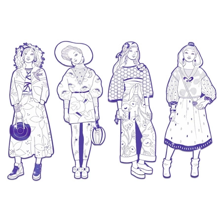 Kolorowanki elegantki - ZAHO DJ09546