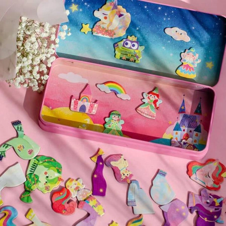 mierEdu Układanka magnetyczna - Jednorożce ME0885