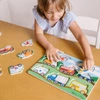 Drewniana układanka z uchwytami Pojazdy 8 el Melissa & Doug 19051