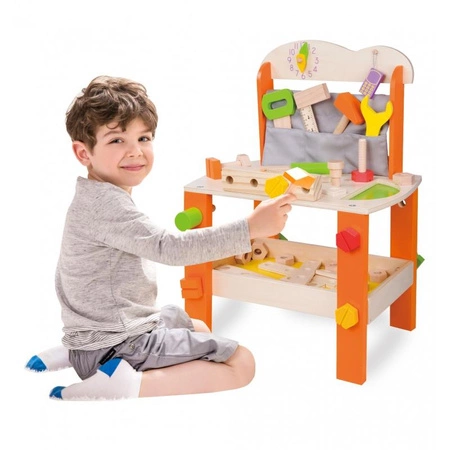 CLASSIC WORLD Drewniany Warsztat z Narzędziami 37 el.