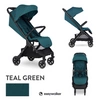 Easywalker Jackey Kompaktowy, samoskładający się wózek spacerowy z torbą transportową Teal Green