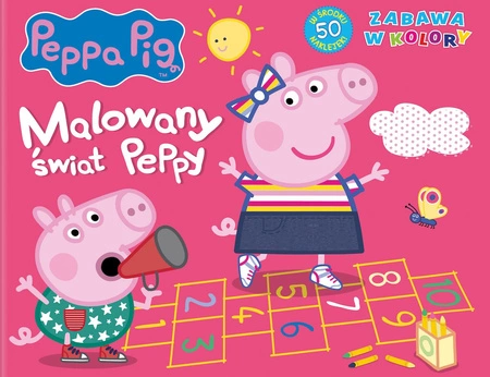 Malowany świat Peppy. Zabawa w kolory. Świnka Peppa