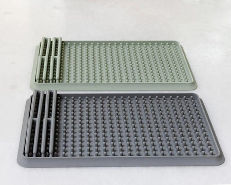 EZPZ Silikonowa suszarka do naczyń szara