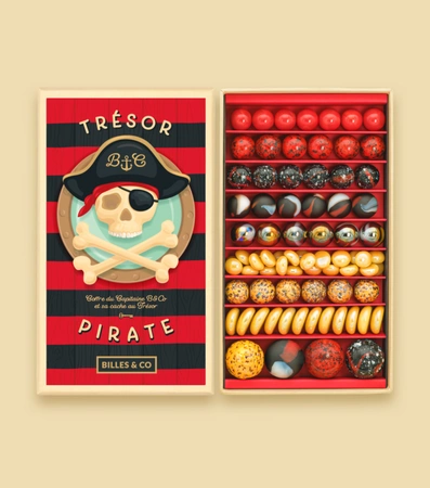 Szklane kulki SKARB PIRATÓW BOX-30