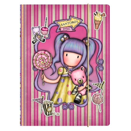 Teczka Zamykana na Gumkę - Gorjuss - Fairground - First Prize