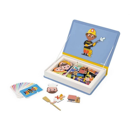 Magnetyczna układanka Zawody Magnetibook, Janod