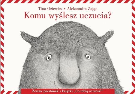 Komu wyślesz uczucia? Zestaw pocztówek z książki „Co robią uczucia?” wyd. 2022