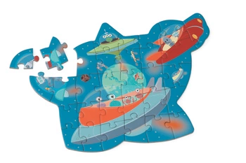 Scratch, Puzzle konturowe Kosmos 31 elem.