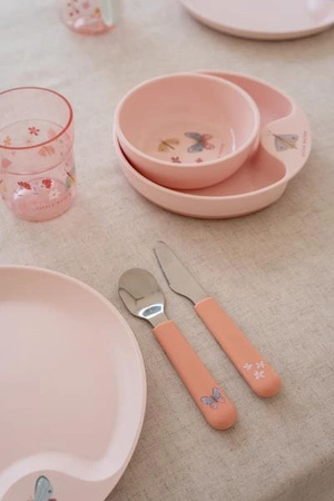 Little Dutch Zestaw sztućców Mio 3 szt. Flowers & Butterflies 108033065243