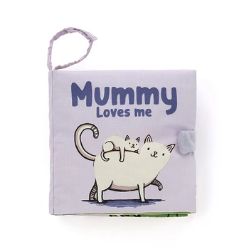 JellyCat Mummy Loves Me Książka 15x15cm