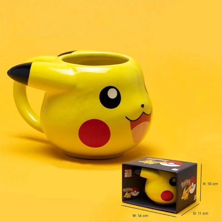 Kubek 3D Pokemon Pikachu - ABS