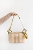 3 Sprouts Organizer Do Wózka Quilted Gingham Mustard Print