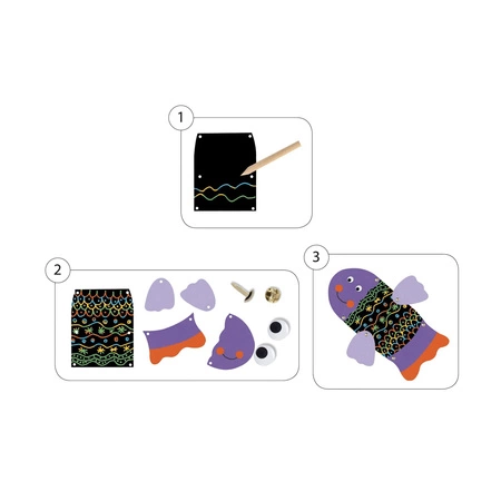 Wydrapywanka, składanka ZABAWNE ZWIERZĘTA DJ09094