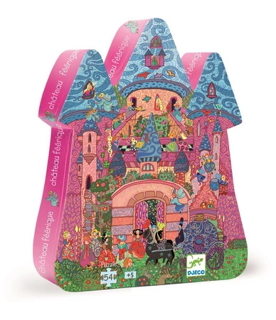 Puzzle tekturowe ZAMEK KSIĘŻNICZKI 54 el.DJ07246