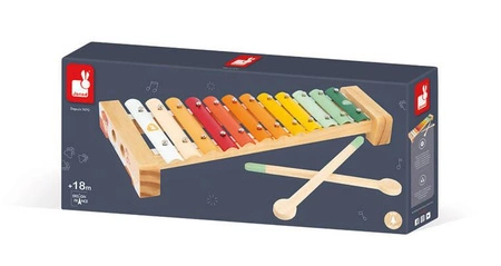 Cymbałki 12 tonów metalowe Sunshine 18m+, Janod