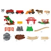 BRIO World Kolejka Drewniana Farma 30el.