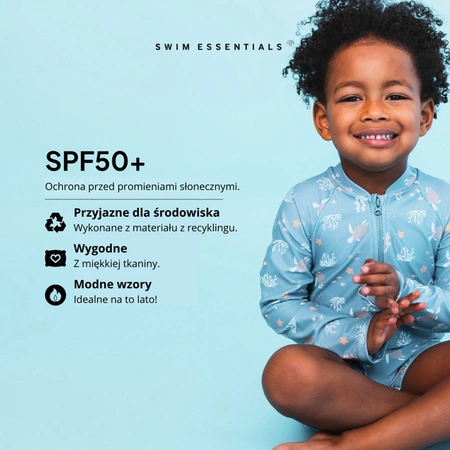 The Swim Essentials Swimsuit Coral Bliss Rashguard 98/104