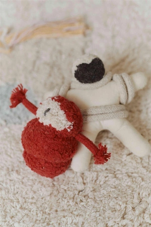 Dywan bawełniany do zabawy Układ Słoneczny, "Mom, I want to be an astronaut" Lorena Canals