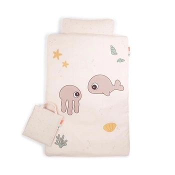 Done by Deer Sea Pościel Niemowlęca Powder GOTS 70x100/40x45 cm