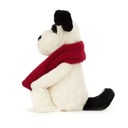 JellyCat - Łaciaty Piesek z Szalikiem 31 cm
