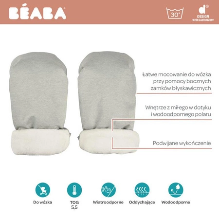 Beaba Mufki do wózka Heather grey