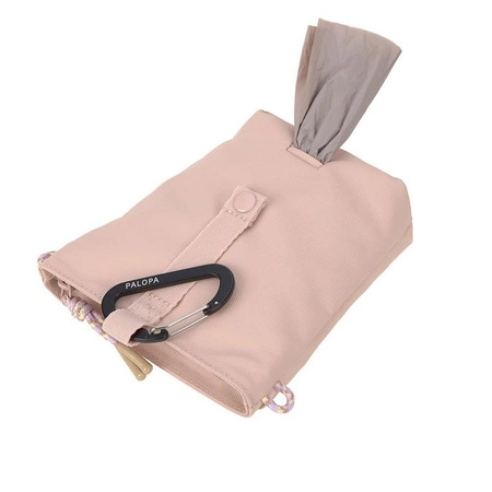 PALOPA Torebka saszetka na smakołyki dla psa Karl soft pink M