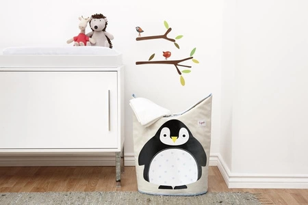 3 Sprouts Kosz na Pranie Pingwin