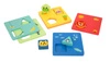 TOOKY TOY Układanka Montessori Kształty i Kolory Zwierzątka 6 Planszy FSC