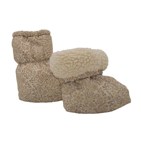 Lodger Wodoodporne zimowe buciki niechodki jasnobeżowe Taslon Birch