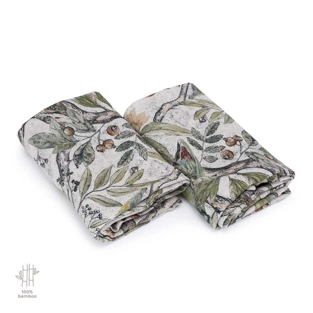 Pieluszki 100% Bamboo Muślin - Ornithology