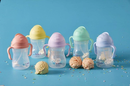 Bidon ze słomką 240 ml, Gelato Pistachio, b.box