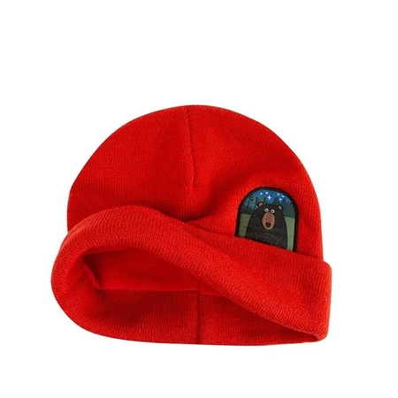 FlapJack Komplet Zimowy dla Dzieci Czapka i Rękawiczki Miś L