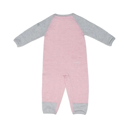 Juddlies Organic Raglan Pajacyk Pink XS