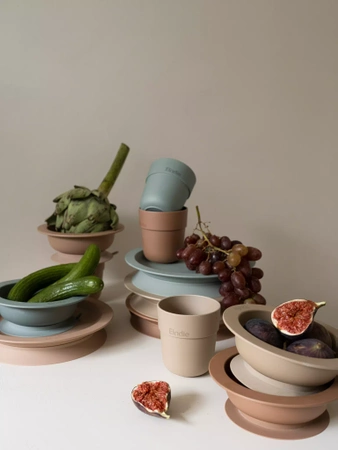 Elodie Details - Zestaw obiadowy dla dzieci - Pure Khaki