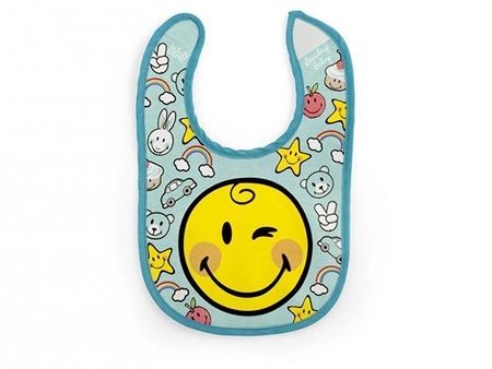 Śliniak bawełniany Smiley boy 4m+ 3 szt. LULABI