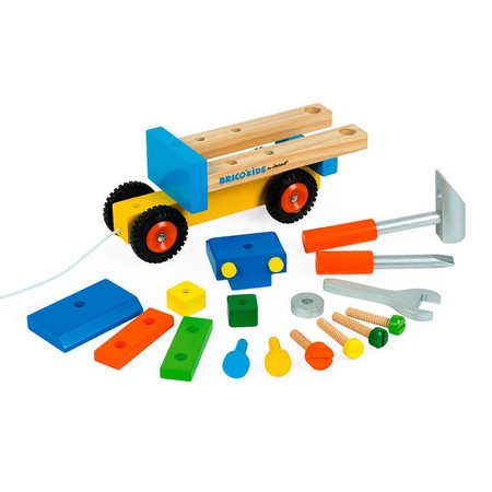 Ciężarówka do składania drewniana duża, Janod