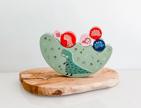 Gra zręcznościowa Apli Kids - Balansujące dinozaury