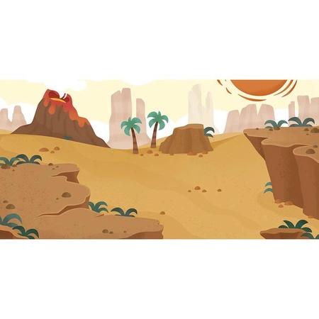 Janod Multizestaw kreatywny 2-latka My arts & crafts Grube naklejki wielorazowe Dinozaury 2+