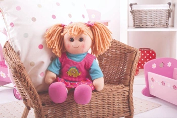 Duża lalka szmaciana Zuzia