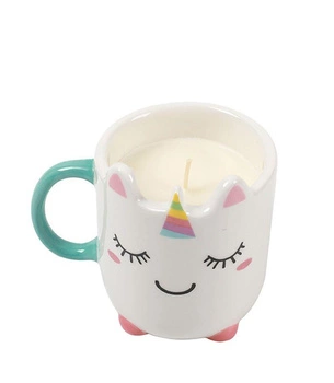Świeca sojowa w kubku Jednorożec